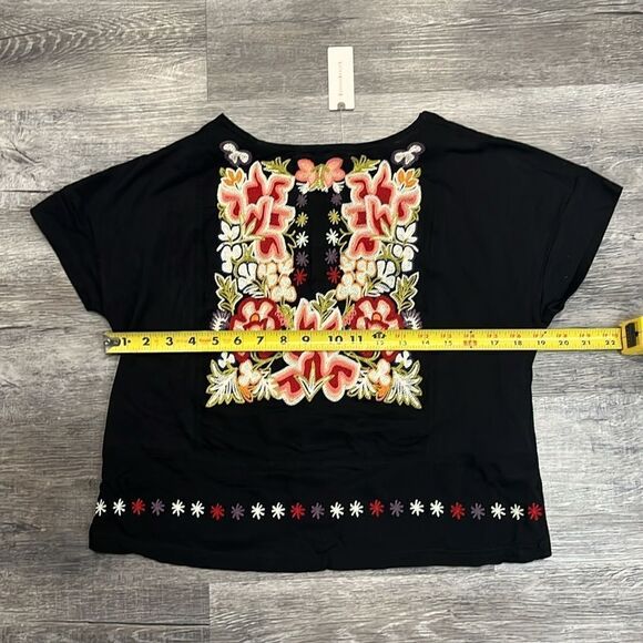 Anthropologie x Tiny NWT Embroidered Short Sleeve Top S ($120) - Picture 8 of 8